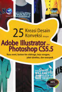 Image of 25 Kreasi Desain Konveksi dengan Adobe Ilustrator dan Photoshop CS5.5