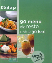Image of 90 Menu Ala Resto Untuk 30 Hari