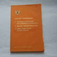 Image of Bahan Penataran P4, UUD 1945, GBHN