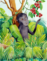 Image of Buah untuk Yaki (Rambutans for Yaki)