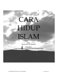 Image of Cara Hidup Islam