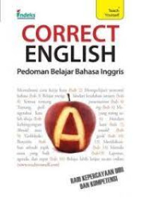 Image of Correct English: Pedoman Belajar Bahasa Inggris