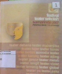 Image of Festival Teater Sekolah Samarinda 2007 Pentas Bagi Toleransi