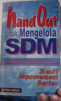Image of Handout Untuk Mengelola SDM