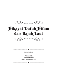 Image of Hikayat Datuk Hitam dan Bajak Laut