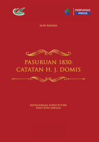 Image of Pasuruan 1830: Catatan H.J. Domis (Suntingan Teks dan Alih Bahasa)