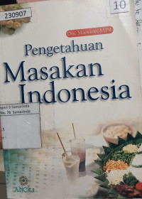 Image of Pengetahuan Masakan Indonesia