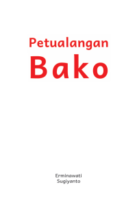 Image of Petualangan Bako: Buku Aktivitas