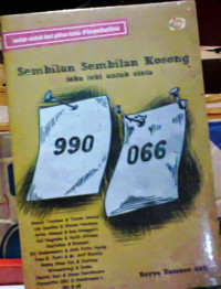 Image of Sembilan Sembilan Kosong ; Teka Teki Untuk Cinta