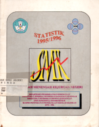 Image of Statistik 1995/1996 SMK