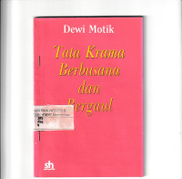 Image of Tata Krama Berbusana dan Bergaul